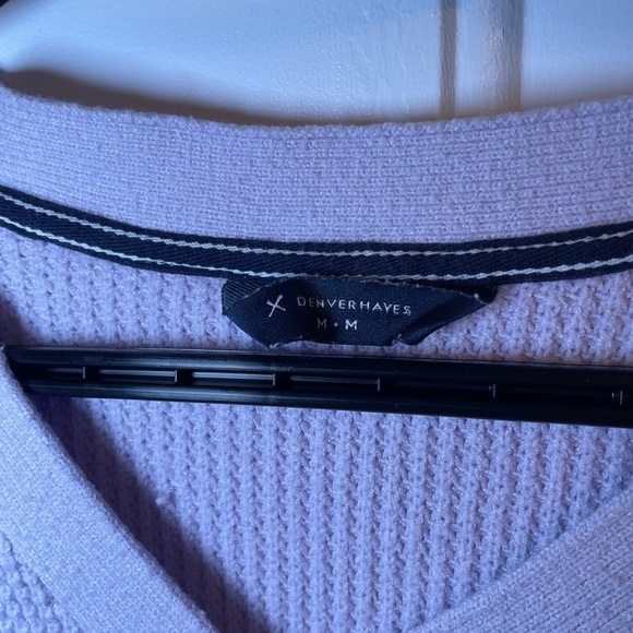 Denver Hayes - Purple Waffle Sweater - Picture 2 of 4